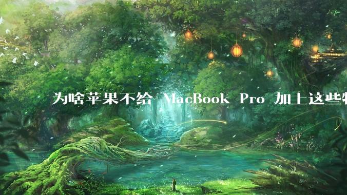 为啥苹果不给 MacBook Pro 加上这些特性？